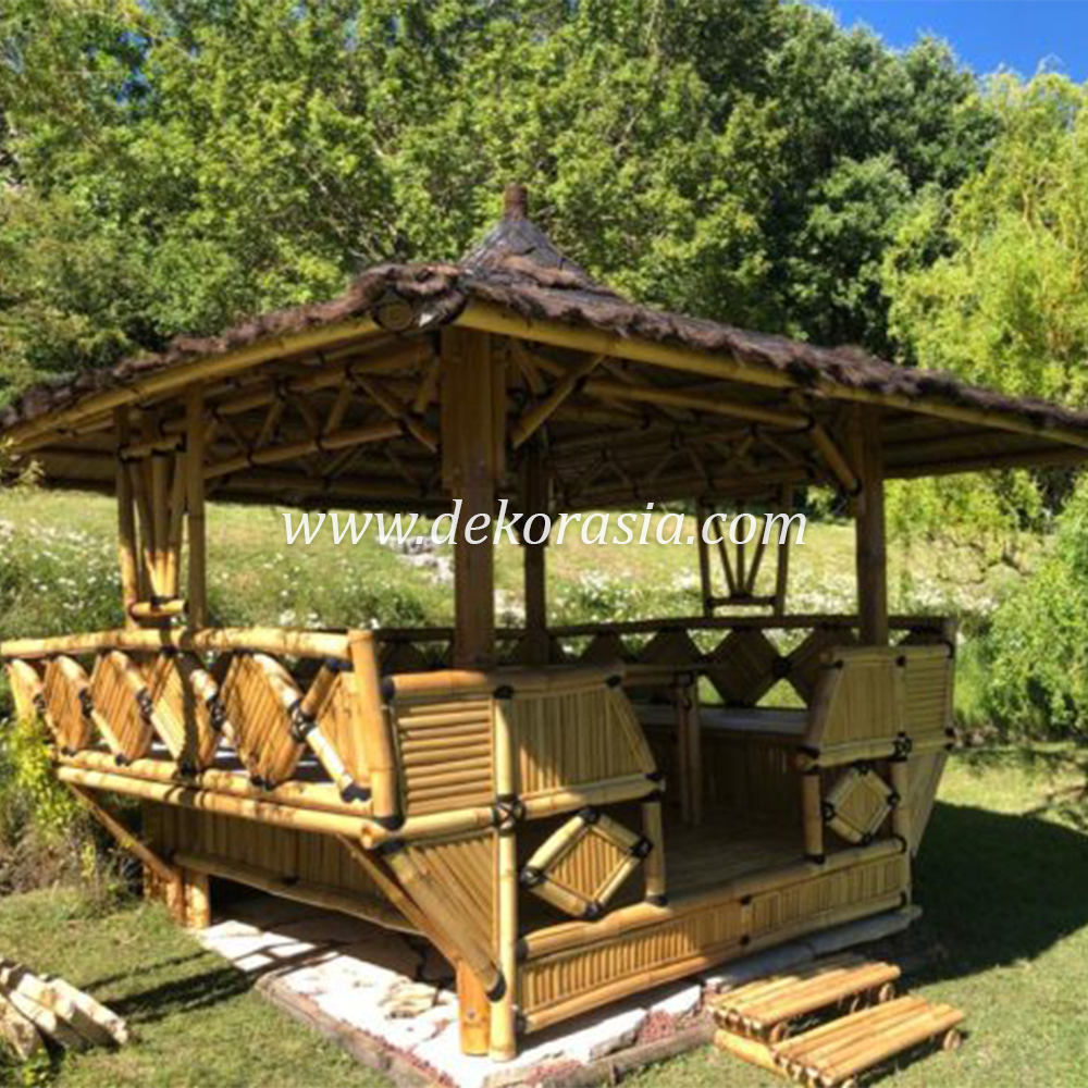 Bamboo Gazebo for Home Garden, Bamboo Gazebo Outdoor